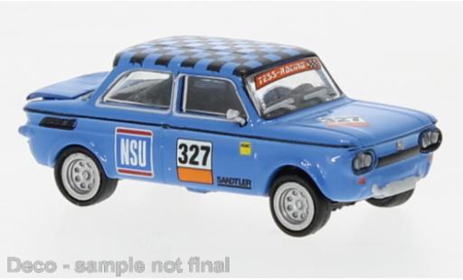 Diecast model cars NSU TTS Base blue Sport 1966 1/87 Brekina