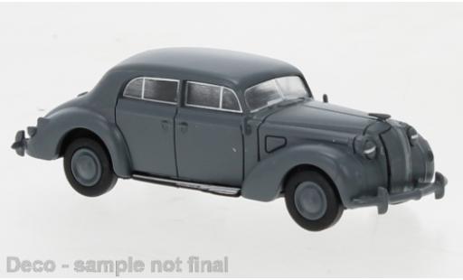 Diecast model cars Opel Admiral Vorkrieg grey 1938 1/87 Brekina
