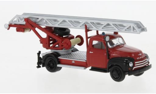 Diecast model cars Opel Blitz Base DL 18 red/black 1952 1/87 Brekina