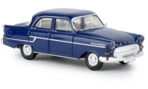 Diecast model cars Opel Capitaine Base blue 1956 1/87 Brekina