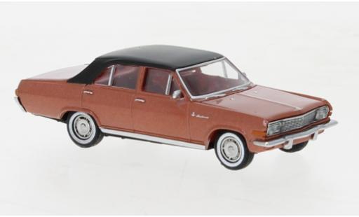 Diecast model cars Opel Diplomat A Base A metallise le cuivre/black 1964 1/87 Brekina