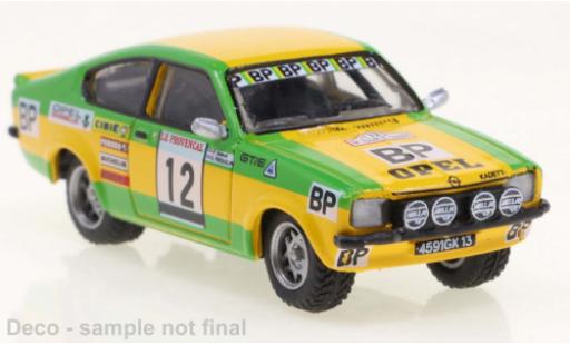Diecast model cars Opel Kadett C GT/E C No.12 Tour de Corse 1976 1/87 Brekina