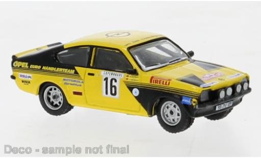 Diecast model cars Opel Kadett C GT/E C No.16 Rally Monte Carlo 1976 1/87 Brekina