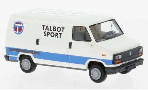 Diecast model cars Peugeot J5 Fourgon Talbot Sport 1982 1/87 Brekina