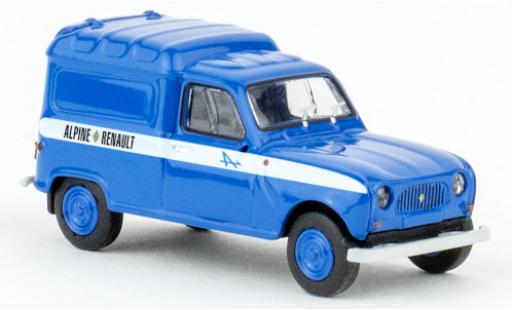 Diecast model cars Renault 4 Fourgonnette R Fourgonnette Alpine 1961 1/87 Brekina
