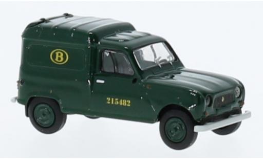 Diecast model cars Renault 4 Fourgonnette R Fourgonnette Bahn Belgique (B) 1961 1/87 Brekina