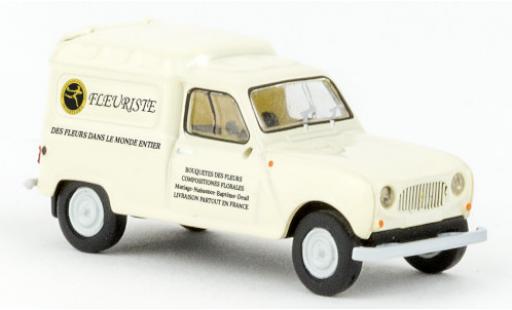 Diecast model cars Renault 4 Fourgonnette R Fourgonnette Fleuriste (F) 1961 1/87 Brekina