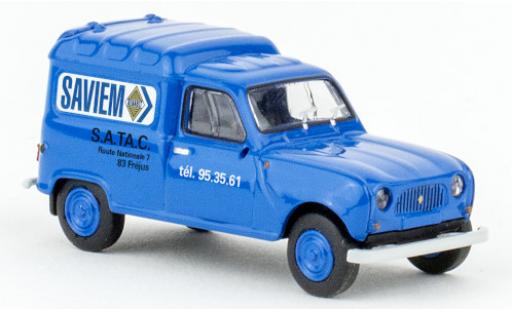 Diecast model cars Renault 4 Fourgonnette R Fourgonnette Saviem 1961 1/87 Brekina
