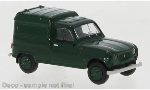 Diecast model cars Renault 4 Fourgonnette R Fourgonnette green 1961 1/87 Brekina