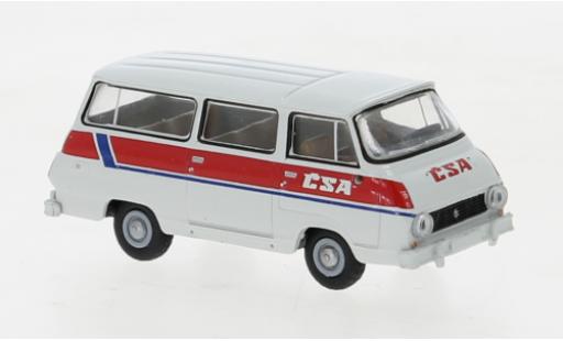 Diecast model cars Skoda 1203 Bus CSA 1969 1/87 Brekina