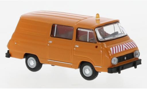 Diecast model cars Skoda 1203 Halbbus demi bus local 1969 1/87 Brekina