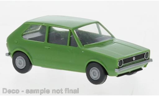 Diecast model cars Volkswagen Golf Base I green 1974 1/87 Brekina