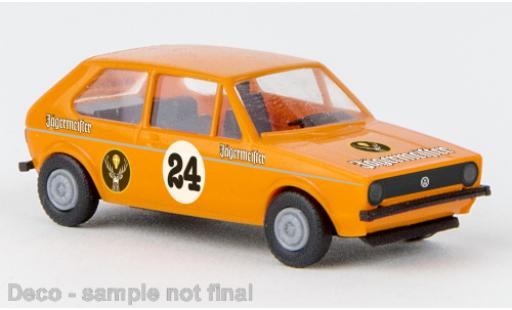 Diecast model cars Volkswagen Golf Base I J&Atilde;&curren;germeister 1974 1/87 Brekina