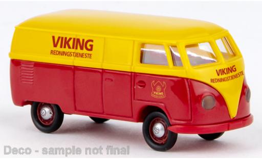 Diecast model cars Volkswagen T1 A van Viking Redningstjeneste 1950 1/87 Brekina