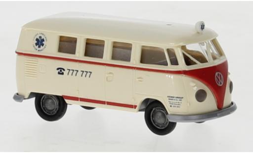 Diecast model cars Volkswagen T1 B camionnette Ambulance Aicher 1960 1/87 Brekina
