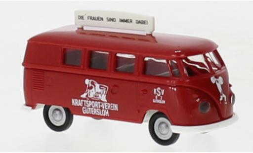 Diecast model cars Volkswagen T1 B camionnette KSV G&Atilde;&frac14;tersloh 1960 1/87 Brekina