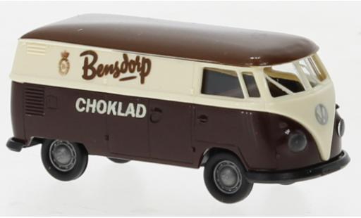 Diecast model cars Volkswagen T1 B fourgon Bensdorp Choklad (S) 1960 1/87 Brekina