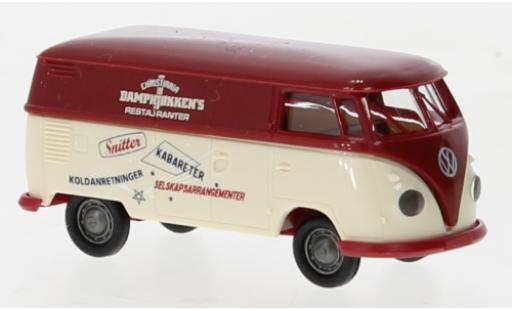 Diecast model cars Volkswagen T1 B fourgon Christiania Restauranter 1960 1/87 Brekina