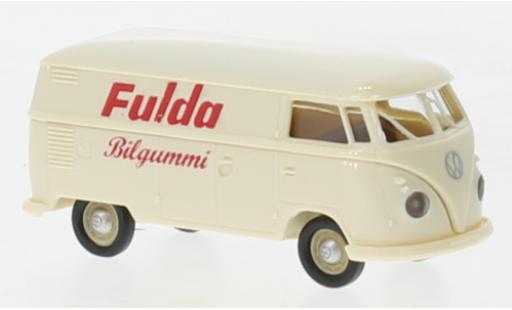 Diecast model cars Volkswagen T1 B fourgon Fulda Bilgummi 1960 1/87 Brekina