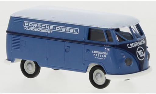 Diecast model cars Volkswagen T1 B fourgon Porsche Beutlhauser 1960 1/87 Brekina