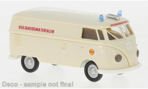 Diecast model cars Volkswagen T1 B fourgon S Veiligheidsmaterialen 1960 1/87 Brekina