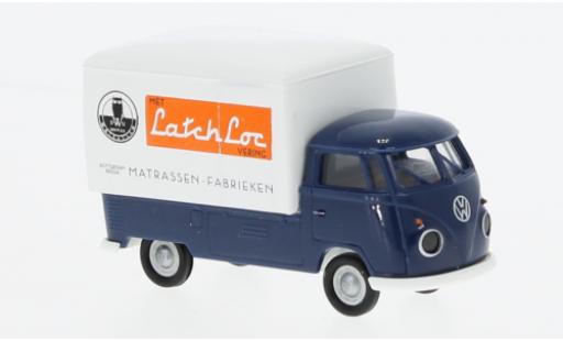 Diecast model cars Volkswagen T1 B Gro&Atilde;�raum-wagon conteneur DWU Matrassen 1960 1/87 Brekina