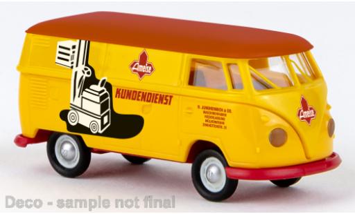 Diecast model cars Volkswagen T1 B van Ameise 1960 1/87 Brekina