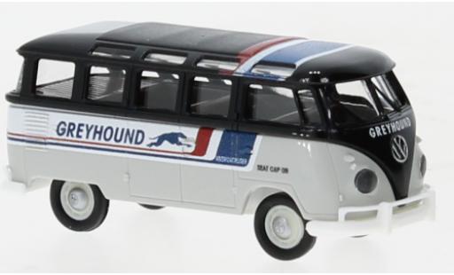 Diecast model cars Volkswagen T1 B Samba Greyhound 1960 1/87 Brekina