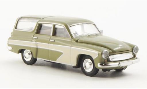Diecast model cars Wartburg 311 Camping d/white 1/87 Brekina