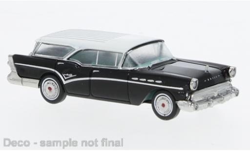 Diecast model cars Buick Century Caballero black/white 1957 1/87 Brekina