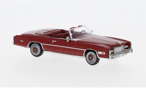 Diecast model cars Cadillac Eldorado Convertible red 1976 1/87 Brekina