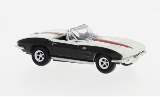 Diecast model cars Chevrolet Corvette course C2 Convertible Racing 1962 1/87 Brekina