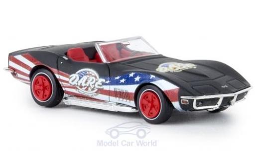 Diecast model cars Chevrolet Corvette Convertible C3 D.A.R.E. 1/87 Brekina