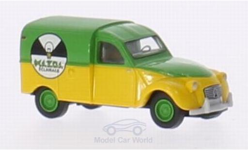 Diecast model cars Citroen 2 CV Fourgonnette AZU Mazda (F) 1/87 Brekina