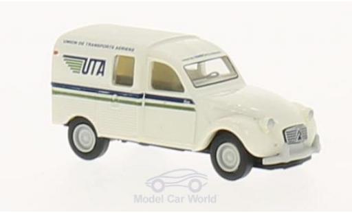 Diecast model cars Citroen 2 CV Fourgonnette AZU UTA 1/87 Brekina