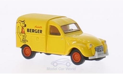 Diecast model cars Citroen 2CV Fourgonnette AZU Berger (F) 1/87 Brekina