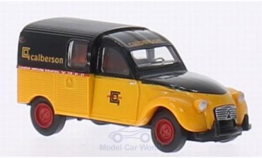 Diecast model cars Citroen 2CV Fourgonnette AZU Calberson 1/87 Brekina