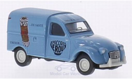 Diecast model cars Citroen 2CV Fourgonnette AZU Chicoree (F) 1/87 Brekina