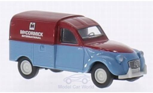 Diecast model cars Citroen 2CV Fourgonnette AZU McCormick 1/87 Brekina