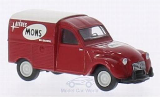 Diecast model cars Citroen 2CV Fourgonnette AZU Mons Biere (B) 1/87 Brekina