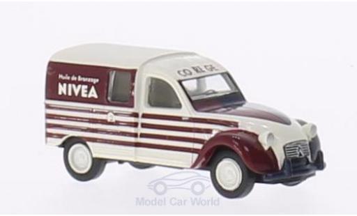 Diecast model cars Citroen 2CV Fourgonnette AZU Nivea (F) 1/87 Brekina