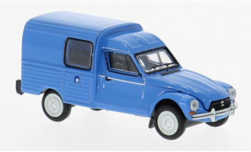 Diecast model cars Citroen Acadiane Fourgonnette blue 1976 1/87 Brekina