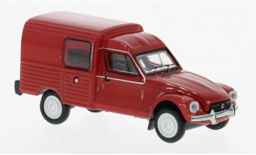 Diecast model cars Citroen Acadiane Fourgonnette red 1976 1/87 Brekina