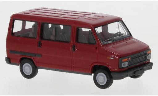 Diecast model cars Citroen C25 Bus 5 red 1982 1/87 Brekina