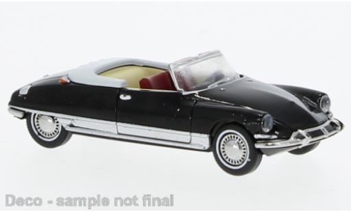 Diecast model cars Citroen DS Berline Convertible black 1963 1/87 Brekina