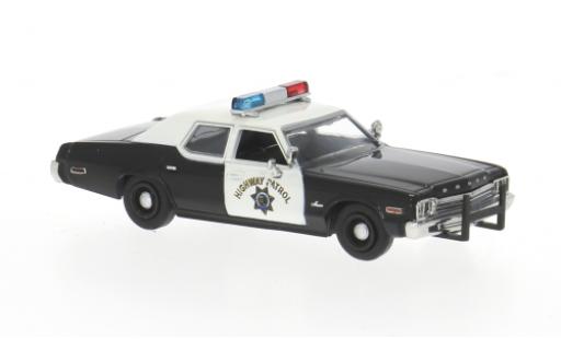 Diecast model cars Dodge Monaco police 1974 California Highway Patrol 1/87 Brekina