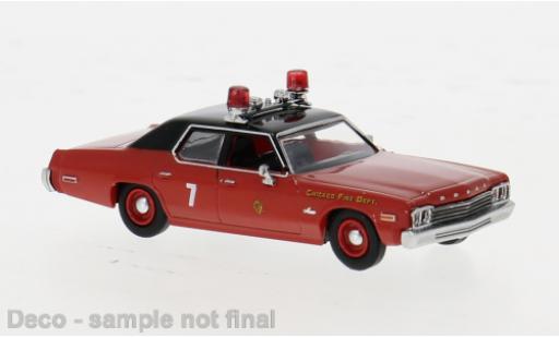 Diecast model cars Dodge Monaco pompiers Chicago Fire Dept. 1974 1/87 Brekina
