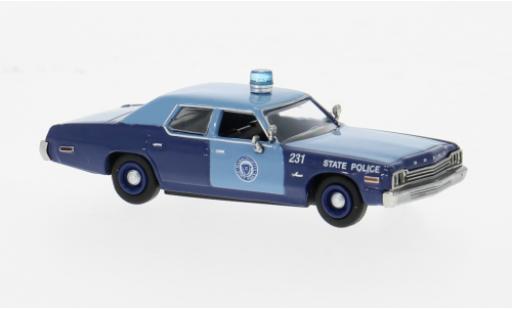 Diecast model cars Dodge Monaco police Massachusetts State 1974 1/87 Brekina