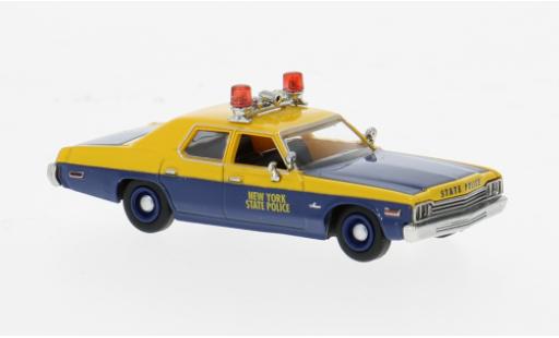 Diecast model cars Dodge Monaco police New York State 1974 1/87 Brekina
