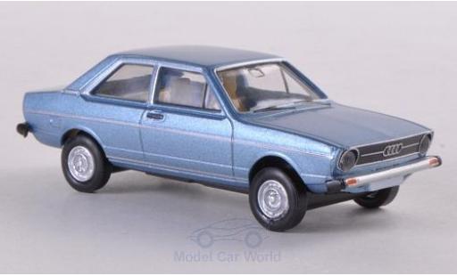 Diecast model cars Audi 80 berline metallic blue 1/87 Brekina